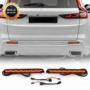 For Honda CR-V CRV 2023-up LED Rear Bumper Reflector Lights Turn Signal Fog Lamp - Foto 1 di 15