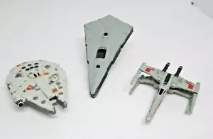 1990's Micro Machines Star Wars- X Wing, Millennium Falcon, Star Destroyer #10 - Picture 1 of 3