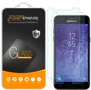 2X Supershieldz Tempered Glass Screen Protector Saver for Samsung Galaxy J3 Aura - Picture 1 of 5