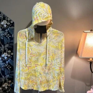 Koolaburra by UGG, Pullover Yellow Hoodie, Raglan Sleeves, Women's Size Medium - Picture 1 of 15