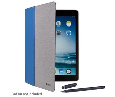 Targus Vustyle Case with Stylus for Apple iPad Air Blue Grey New Open Box - Image 1 of 3