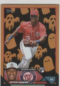 Jeter Downs 2023 Topps Update #US145 RC Ghost Foil Parallel SP Nationals - Picture 1 of 1