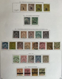 SENEGAL 1887-1942 SPÄTER meist * und fast KOMPLETTE SAMMLUNG (22739c - Picture 1 of 2