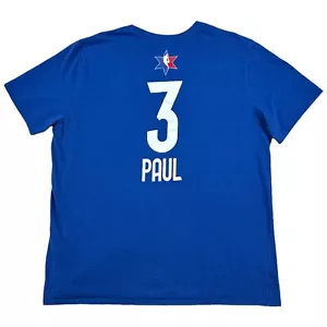 Nike All Star Chris Paul Jersey T Shirt Dri Fit Mens Size 2XL Athletic Cut Blue - Picture 1 of 10