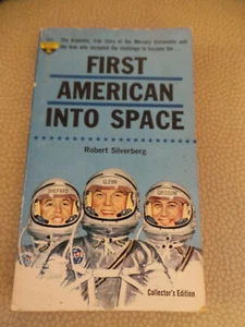 Vintage PB First American into Space by Robert Silverberg 1961 Monarch Bks SP1 - Imagen 1 de 4