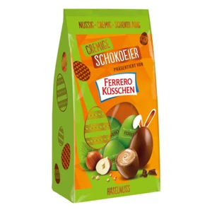 Ferrero Kisses Classic Creamy Chocolate Eggs with Nougat Filling 100g - Picture 1 of 1