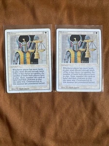 MTG Magic | Revised - BALANCE x2 rare mark poole - Picture 1 of 9