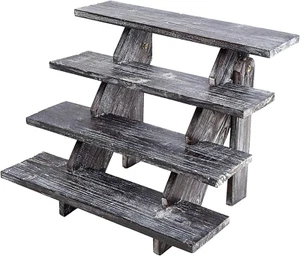 Rustic Cupcake Stand - Wooden Retail Table Display. Wood Cake Stand Display Tabl - Picture 1 of 7