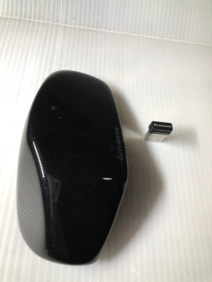 Lenovo N800 Optical Full-Size Wireless SmartTouch Ergonomic Mouse Black-TESTED - Image 1 of 1