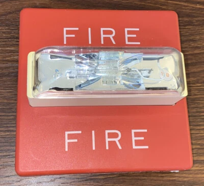 Wheelock RSS-24110W Wall Mount Strobe Alarm (Red) 20-31VDC 110cd - Image 1 of 3