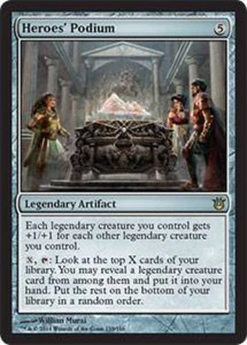 Heroes' Podium - Foil Magic mtg Moderate Play, English Born of the Gods x1 - Image 1 of 1