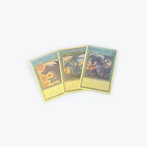 3x Legendary Dragons | Orichalcos  | Gold Foil | Promo | | DIY Holo | Yugioh - Picture 1 of 8