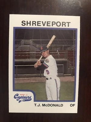1987 Procards #475 - T. J. McDonald - Shreveport Captains - Image 1 of 2