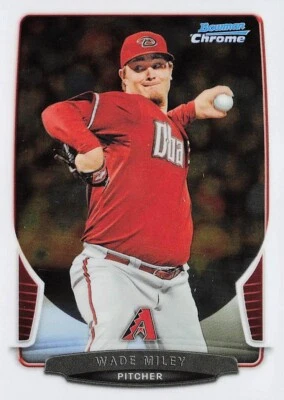 Béisbol Topps Bowman 2013 cromado #86 Wade Miley Foto 1 de 3