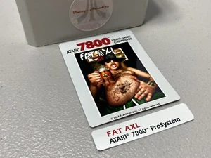 Fat Axl (Atari 7800) Ersatz Spieletikett - Bild 1 von 1