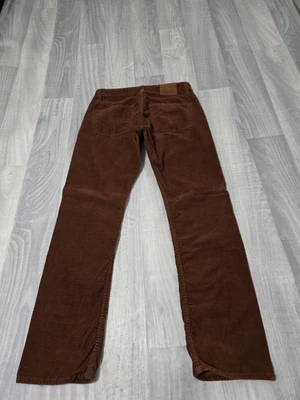 J Brand Johnny заниженной легкий конус коричневый вельветовые брюки мужские 30 X 30 - M2310 - Изображение 1 из 4