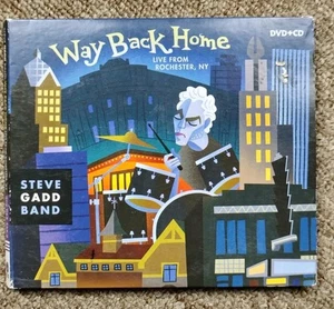 STEVE GADD Way Back Home CD + DVD Set Live Rochester NY 3 Discs Jazz Performance - Picture 1 of 5