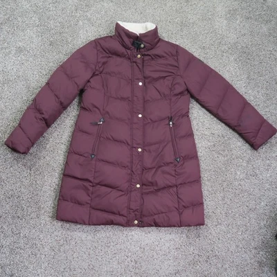 Abrigo Lauren Ralph Lauren Mujer Grande Acolchado Cremallera Completa Acolchado Chaqueta Larga Foto 1 de 4