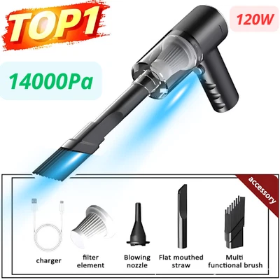 120W Cordless Handheld Vacuum Cleaner Small Mini Portable Car Auto Home Wireless - Image 1 of 4