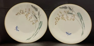 Set of 2 Heinrich H&C Co Selb Bavaria SOMMER Bread/Dessert Plates 6” Germany  - Picture 1 of 3