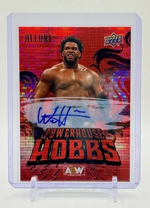 2024 Upper Deck Allure AEW Powerhouse Hobbs Red Pulsar Auto - Picture 1 of 2