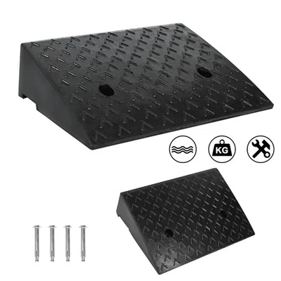 2er Bordsteinrampe Gummi Auto Rampe Auffahrrampe Schwellenrampe 47*31*10.5cm - Bild 1 von 4