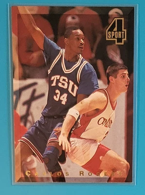 1994 Classic Four Sport #11 Carlos Rogers Tennessee State Tigers Basketball Card - Image 1 of 2