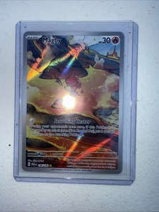 Pokémon TCG Magby Paradox Rift Holo Card 186/182 Near Mint - Picture 1 of 2
