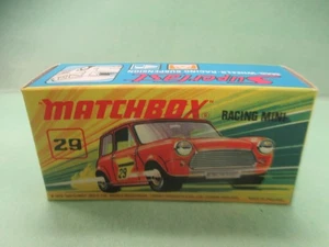 Matchbox Superfast No 29 Racing Mini Orange, MIB - Picture 1 of 4