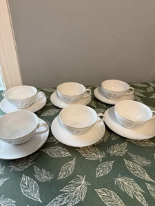 Kaysons Fina China Japan Vintage Golden Rhapsody 1961 Tassen & Untertassen 6er Set - Bild 1 von 11