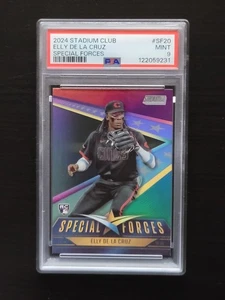2024 Topps Stadium Club #sf20 Elly De La Cruz Forze Speciali RC Reds PSA 9 come nuovo - Foto 1 di 2