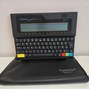 AMSTRAD NOTEPAD NC100 - INSTRUCTIONS + VINYL CASE - VERY GOOD CONDITION - Photo 1/7