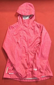 🌟 Champion Jacket Girls Size L 10-12 Pink Hooded Full Zip Windbreaker - Picture 1 of 5