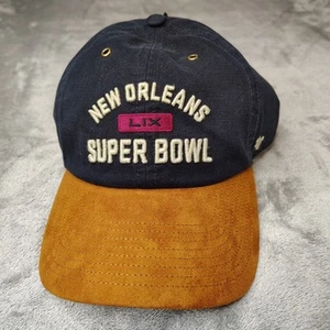 '47 Super Bowl LIX New Orleans NFL Raftes Vintage Black Clean Up Adjustable Hat - Picture 1 of 8