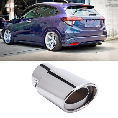 Chrome 2" Car Rear Exhaust Tail Pipe Tip Muffler Stainless Steel For Honda CR-V - Image 1 of 4