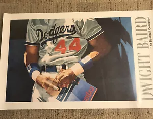 The Artful Dodger Poster By Dwight Baird The Baseball Collection 1990 Signed - Picture 1 of 10