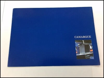 1984 Rolls Royce Camargue 14-page Original Car Sales Brochure Catalog Foto 1 de 4