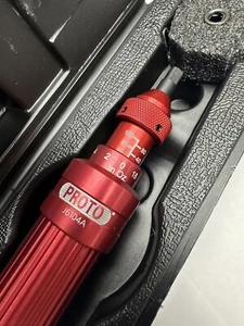 PROTO 1/4" Dr 20-100 In-oz Adjustable Torque Screwdriver - J6104A - Picture 1 of 8