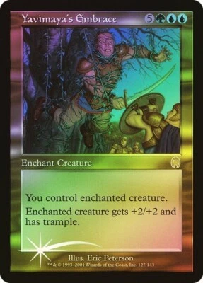 Apocalypse  MTG FOIL  Yavimaya's Embrace  Magic - Image 1 of 2