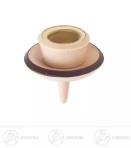 Ersatzteile & Bastelbedarf Ersatztülle mit Zapfen natur BxHxT 3,5cmx3,5cmx3,5 cm - Bild 1 von 1