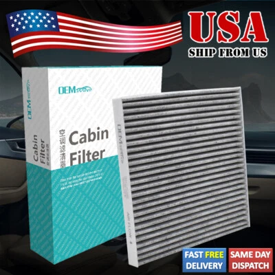 Activated Cabin Air Filter Carbon Cars For Dodge Dart Toyota Tacoma 2013-2016 - Image 1 of 4