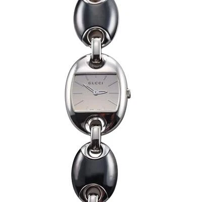 Reloj Gucci Marina Cadena Acero Cerámico Negro Damas YA121514 Foto 1 de 3