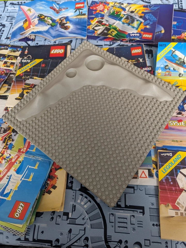 LEGO Platte 3947a – Mondplatte (crater plate) 6 STÜCK guter Zustand - Bild 1 von 4