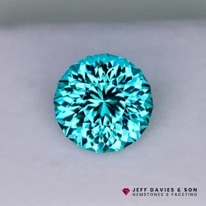 17.19ct LAB Blue Green (Paraiba) Garnet – Yttrium Aluminum Garnet - Czochralski - Picture 1 of 2