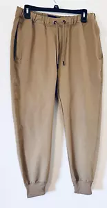 Abercrombie & Fitch leichte hellbraune Damen Sporthose Gr. Medium Strickbündchen - Bild 1 von 15