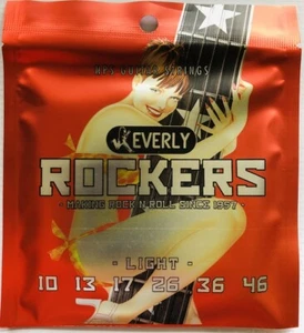 Everly Rockers vernickelte Stahlsaiten für E-Gitarre; Stärke 10-46 - Bild 1 von 1