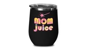 Mom Juice Weinbecher mit Deckel, Mamas Magic Juice Cup - Bild 1 von 2
