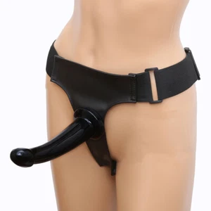 Women Realistic Huge Plug Soft Double Plug Belt Bondage Harness Couples - Picture 1 of 13