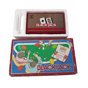 Vintage Nintendo Game & Watch Black Jack Handheld 1985 BJ-60 w/ Box + Manual - Picture 1 of 13