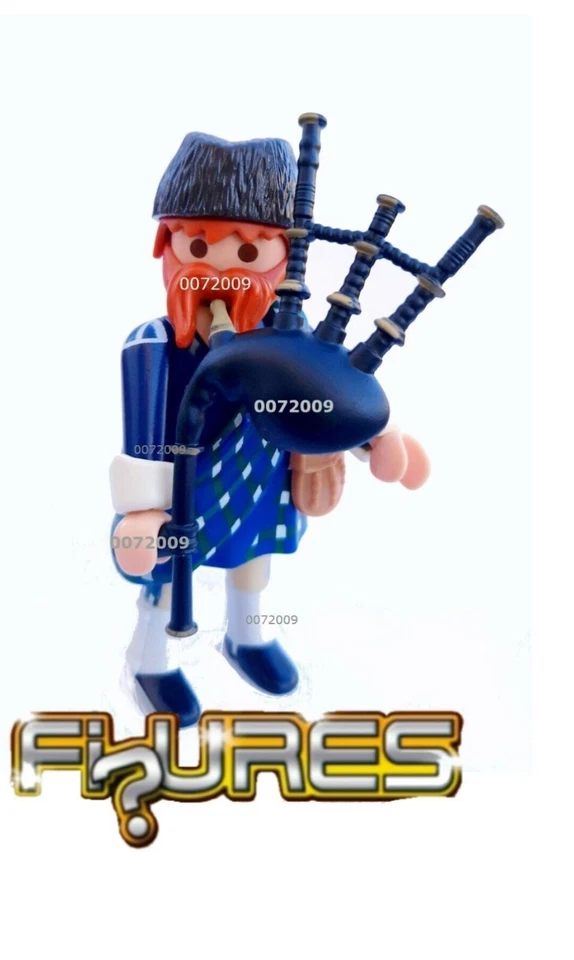 Playmobil SCOTTISH HIGHLANDER con pipa NUOVO PROMO affrancatura 6-35 figurine 8,50GBP
